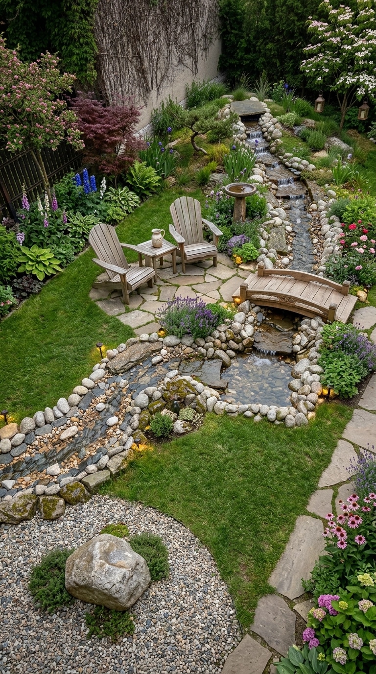 Country Rustic Garden Yard design — yard photo by GenRoom AI