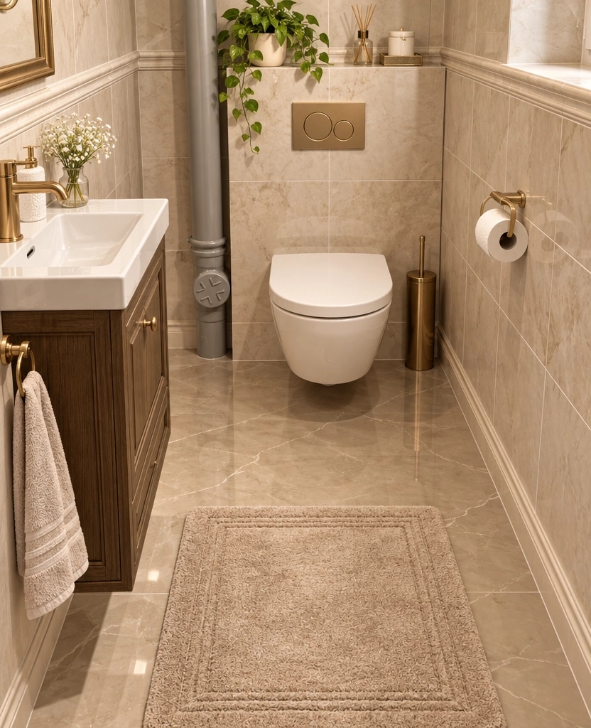Classic Bathroom design — interior photo by GenRoom AI