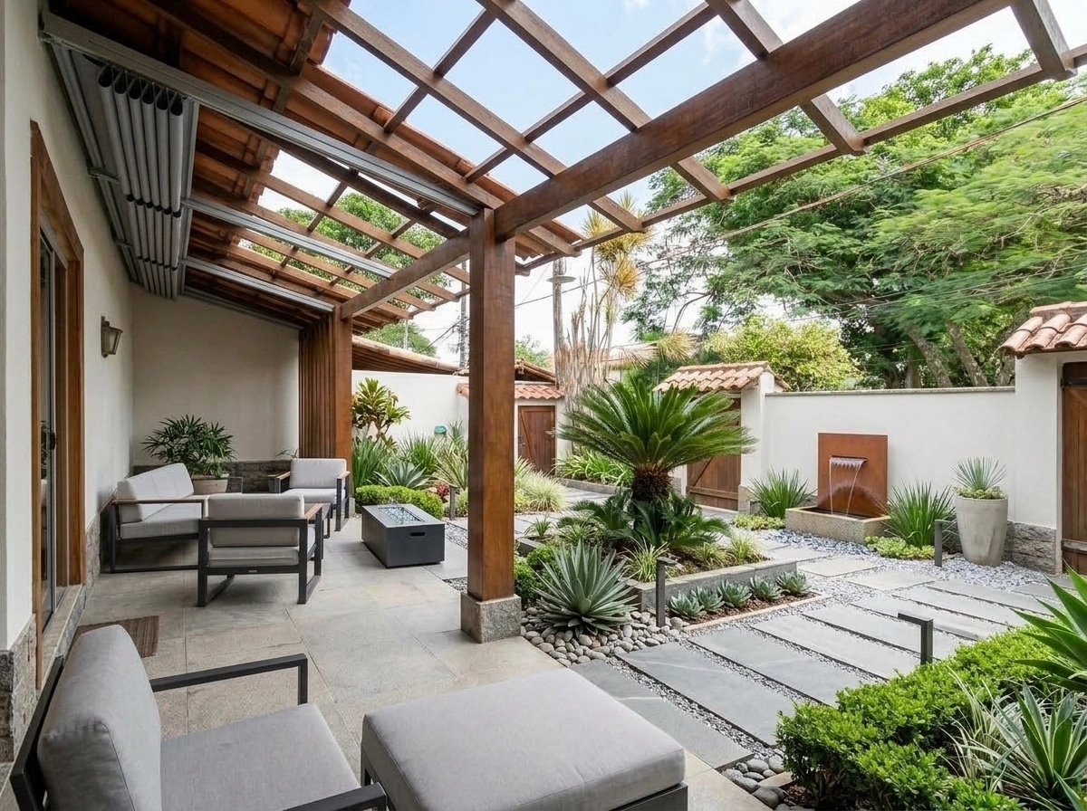 Contemporary Yard Yard design — yard photo by GenRoom AI