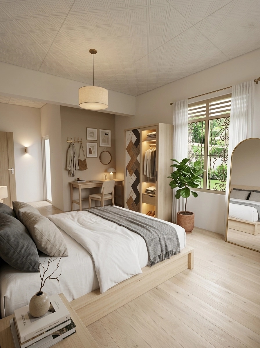 Interior design in Scandinavian style — Bedroom by GenRoom AI