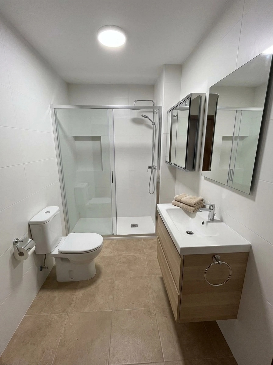 Bathroom interior in no_style style — photo by GenRoom AI