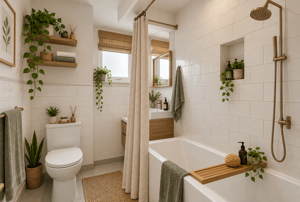 Scandinavian Bathroom design — interior photo by GenRoom AI