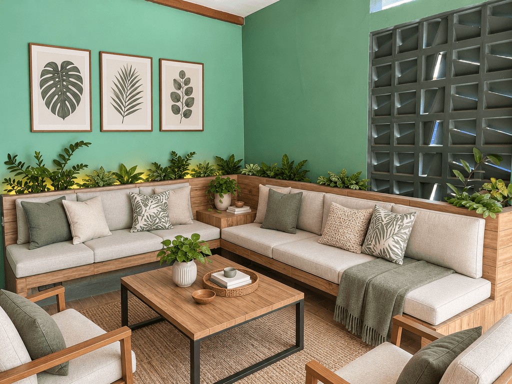 Interior design in Contemporary style — Living Room by GenRoom AI