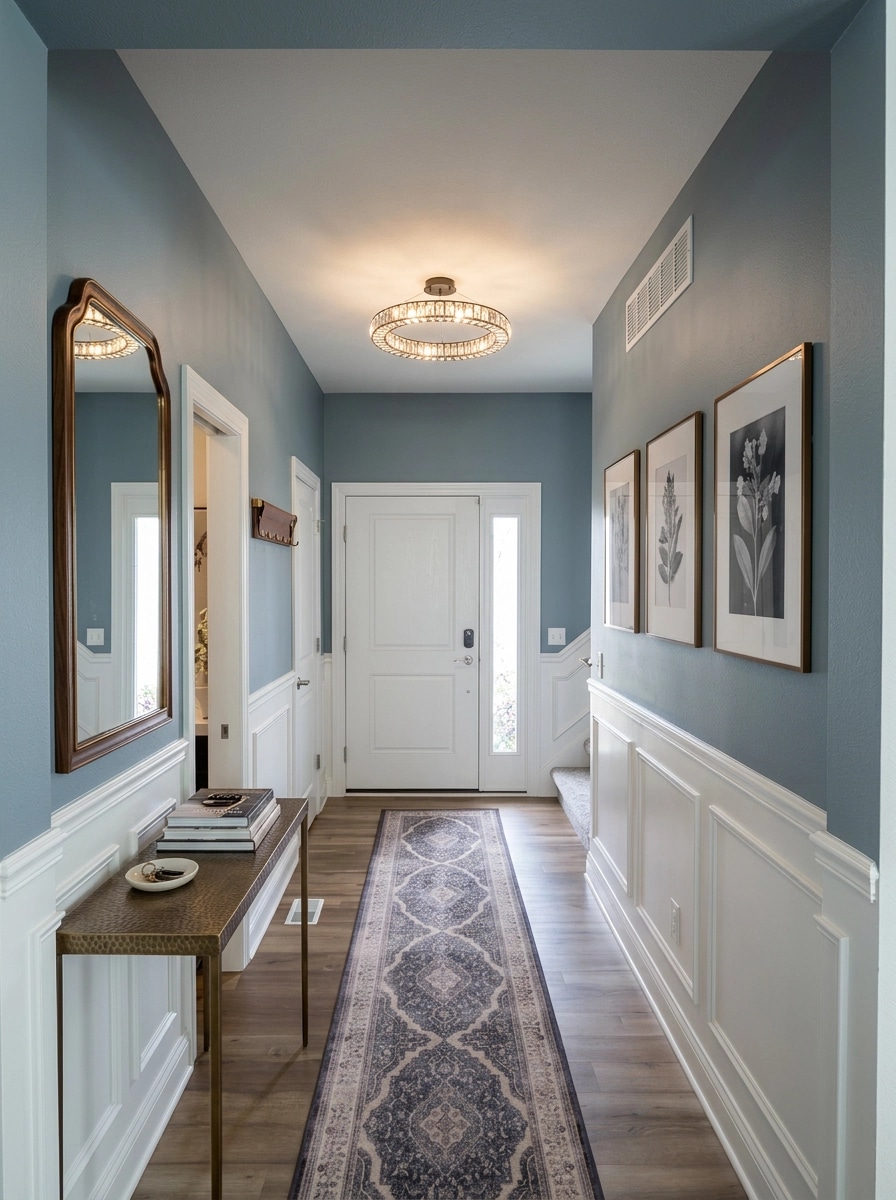 Hallway interior in Transitional style — photo by GenRoom AI