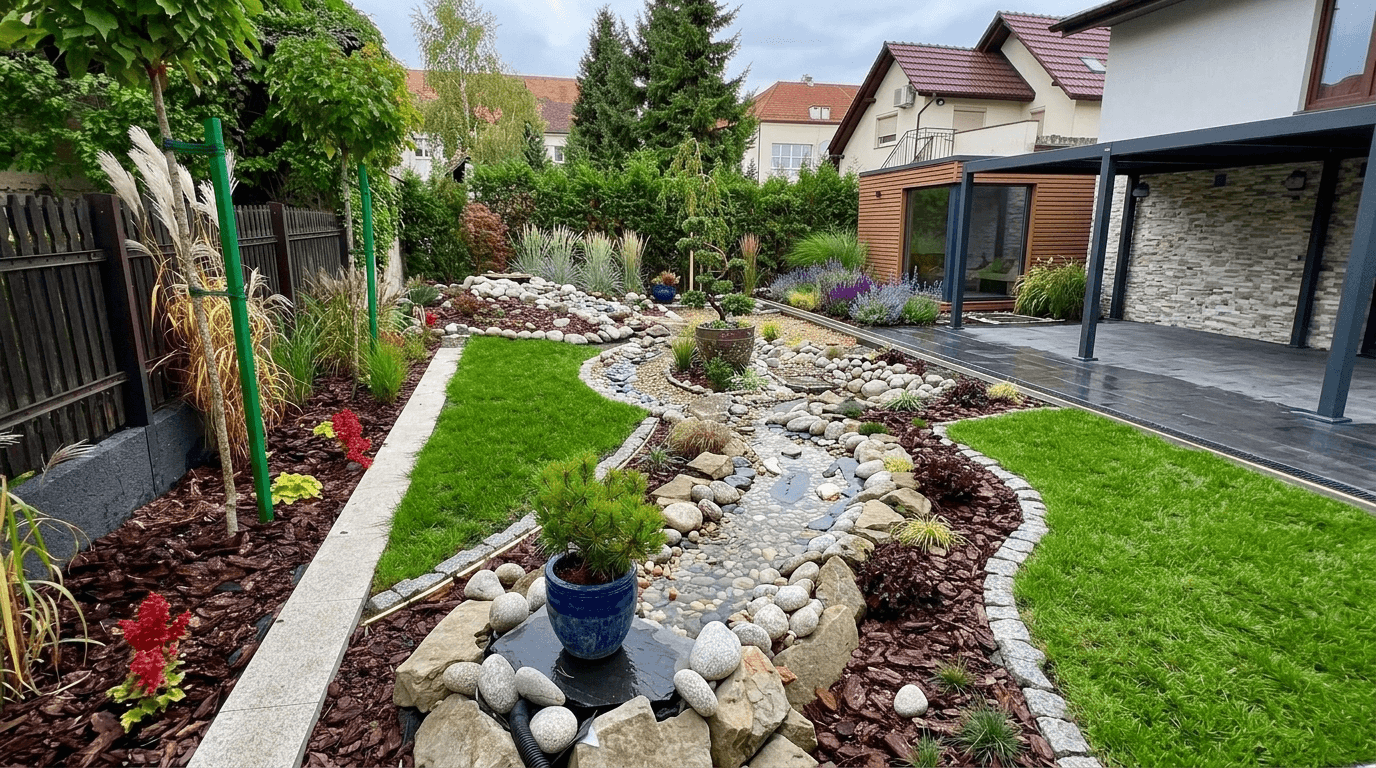 Yard design in Contemporary Yard style — photo by GenRoom AI