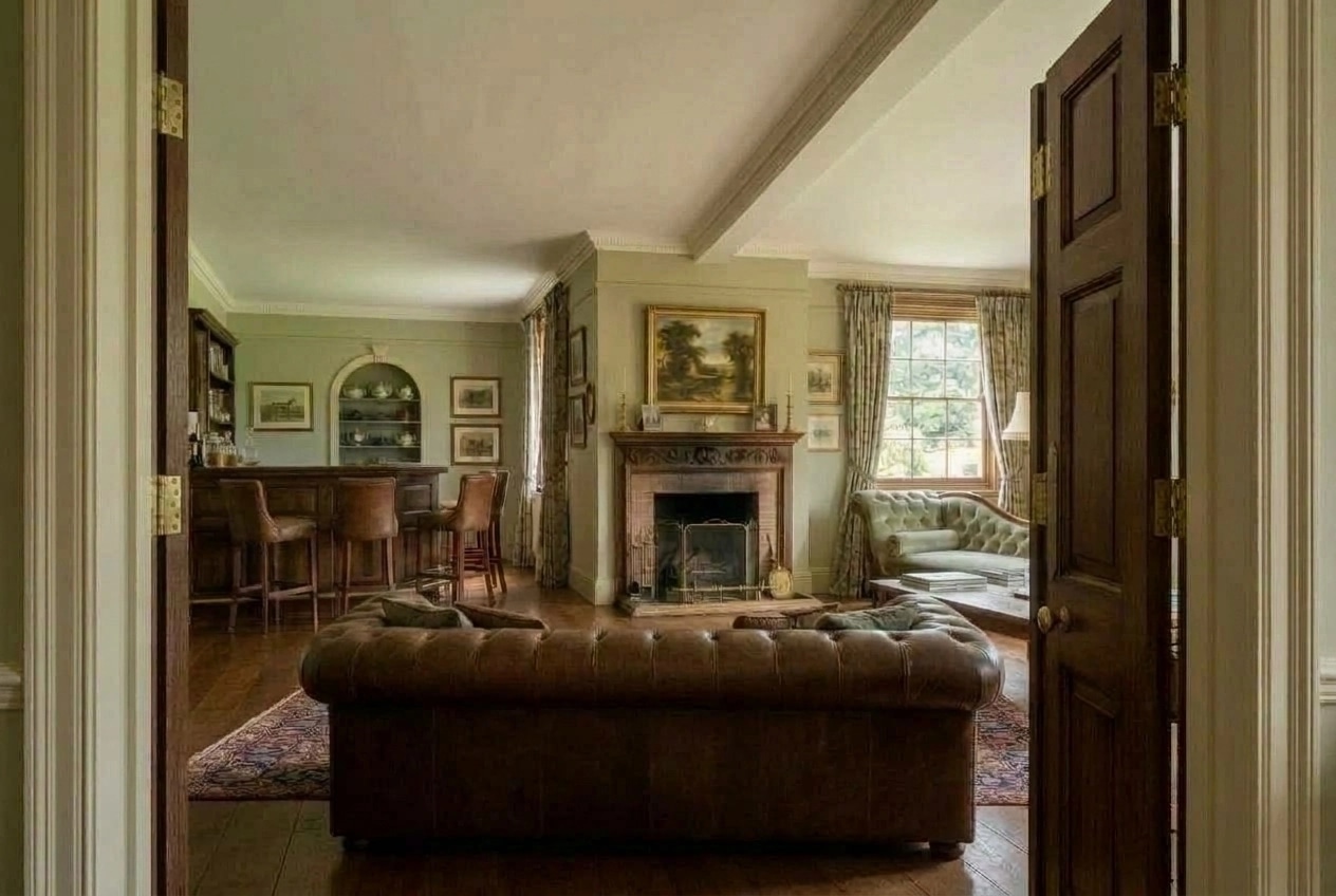 Interior design in British style — Living Room by GenRoom AI