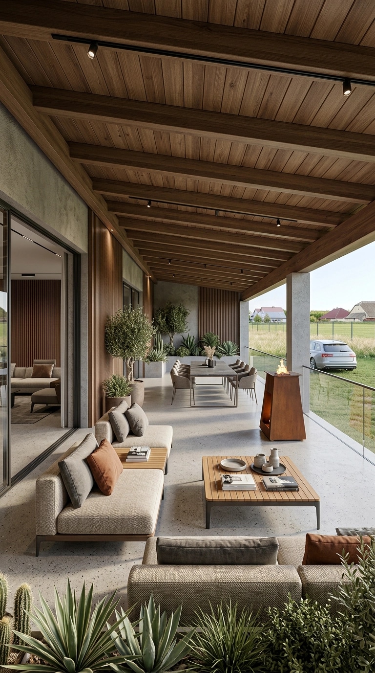 Interior design in Contemporary style — terrace by GenRoom AI
