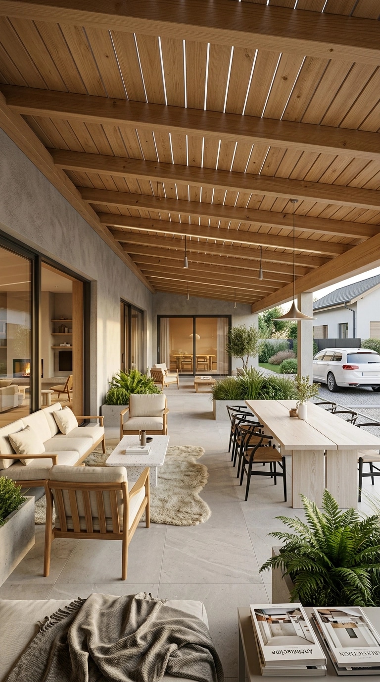 Interiördesign i stilen Scandinavian — terrace av GenRoom AI