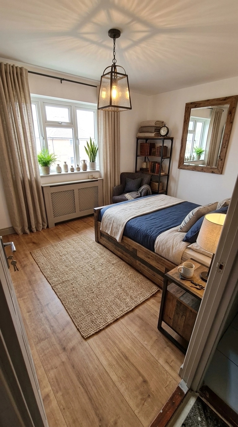 Modern Farmhouse Bedroom design — interior photo by GenRoom AI