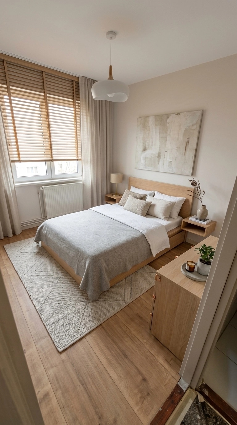 Scandinavian Bedroom design — interior photo by GenRoom AI