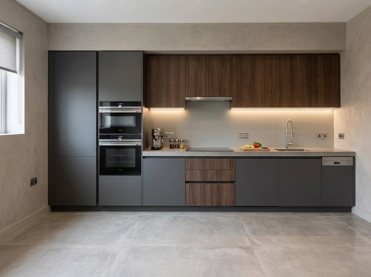 Kitchen interior in Contemporary style — photo by GenRoom AI