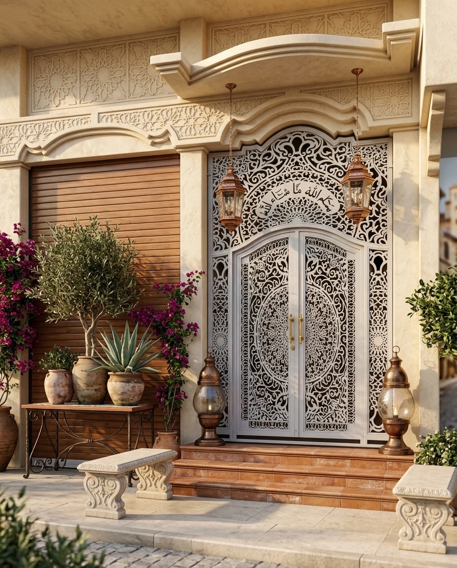 Facade design in Mediterranean Facade style — Facade by GenRoom AI