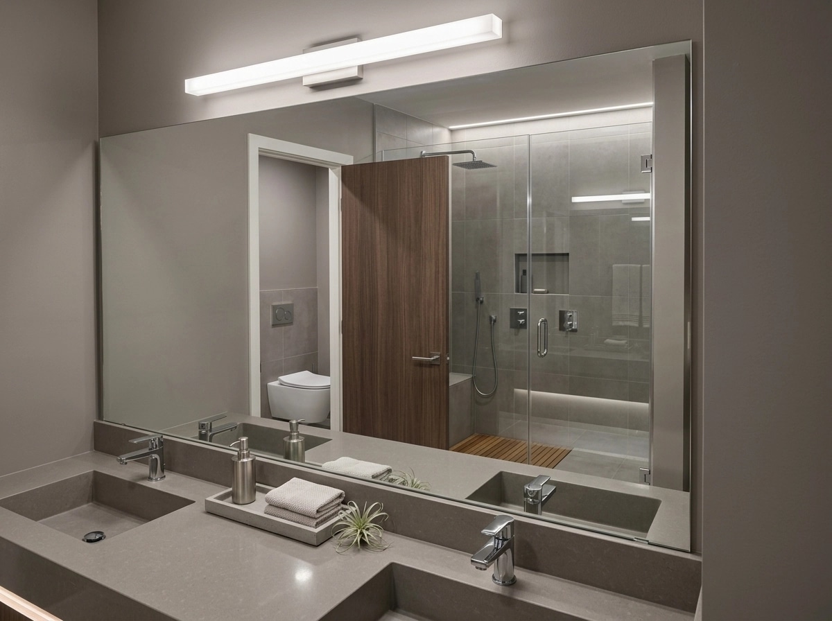 Contemporary Bathroom design — interior photo by GenRoom AI