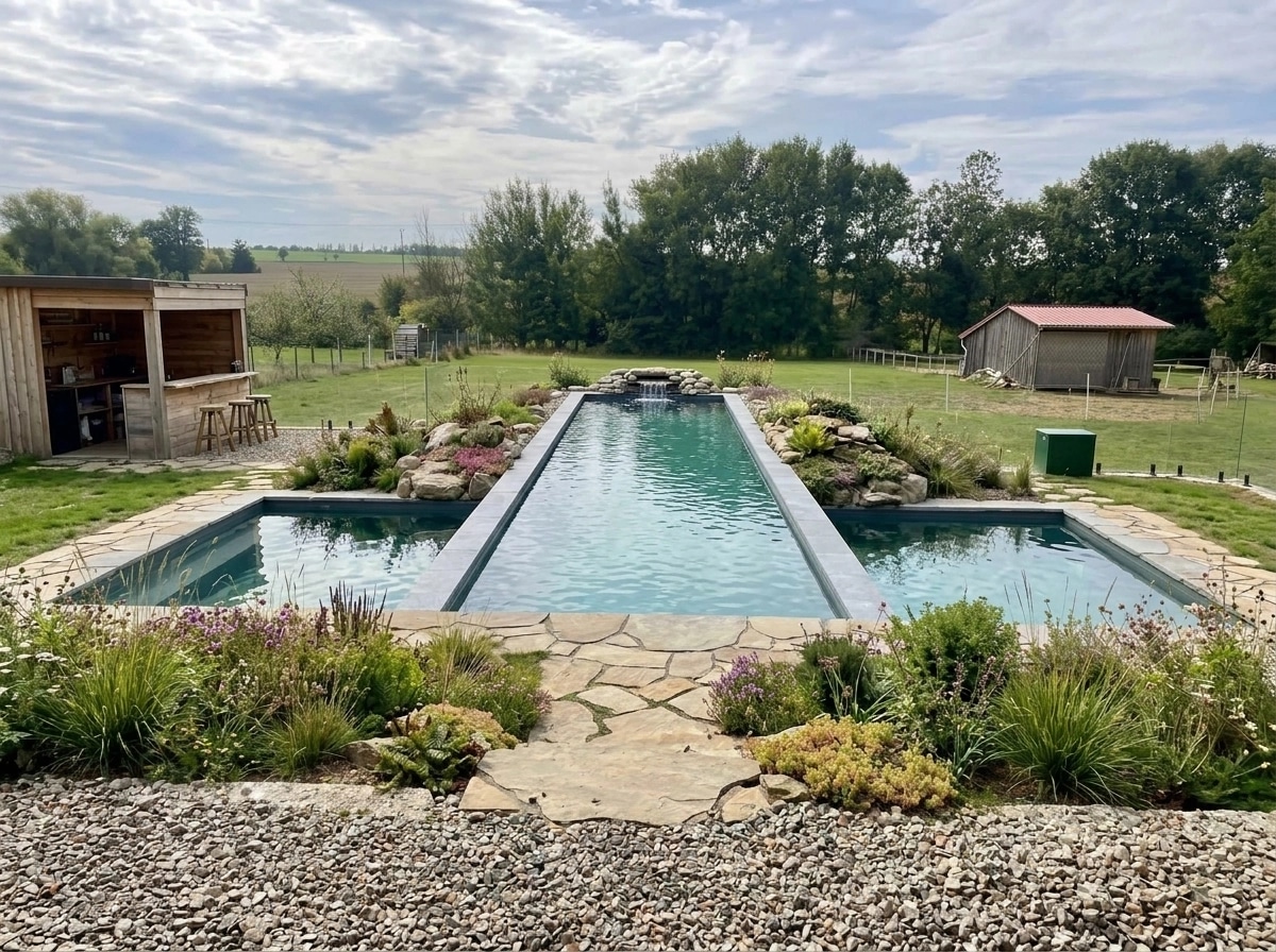 Yard design in no_style style — photo by GenRoom AI