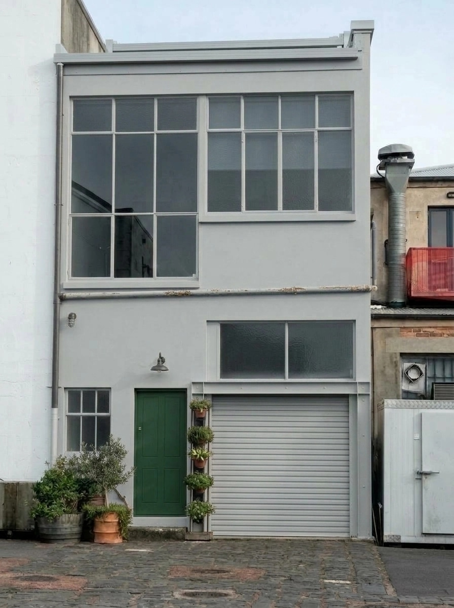 Facade design in Loft Facade style — Facade by GenRoom AI