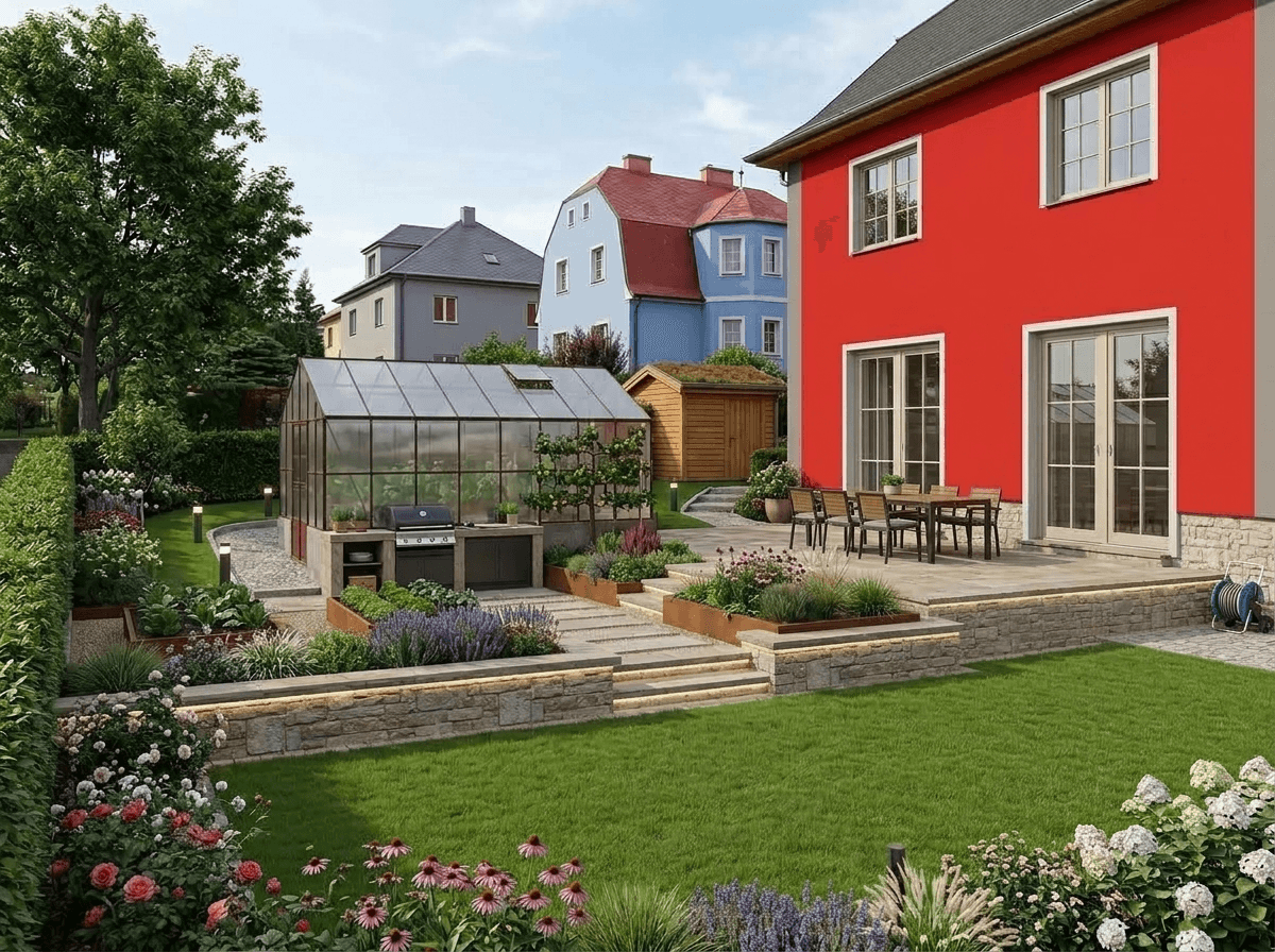 Yard design in no_style style — photo by GenRoom AI