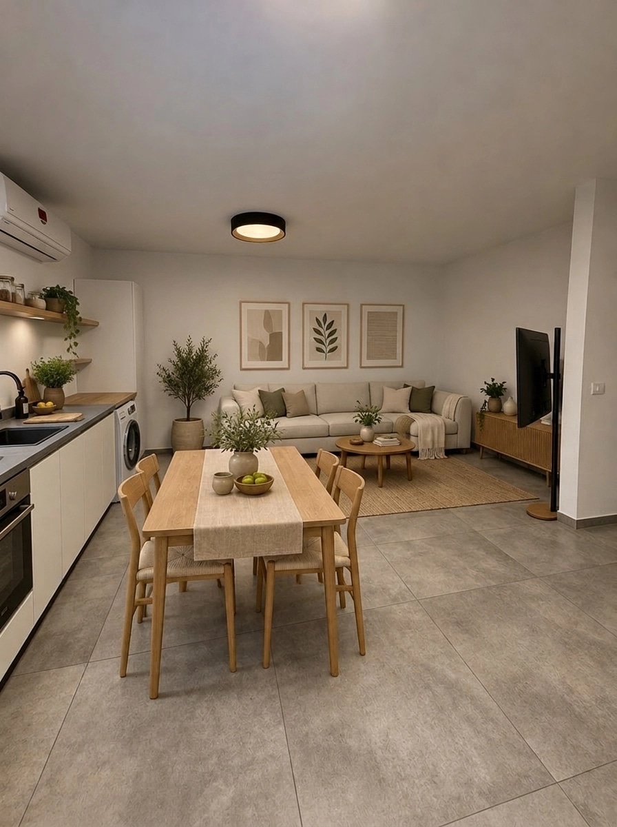 Interior design in Scandinavian style — Kitchen by GenRoom AI