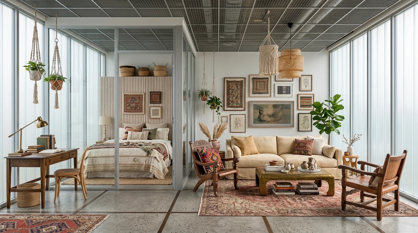 Interior design in Bohemian style — other by GenRoom AI