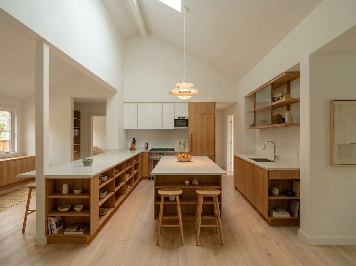 Interior design in Scandinavian style — Kitchen by GenRoom AI