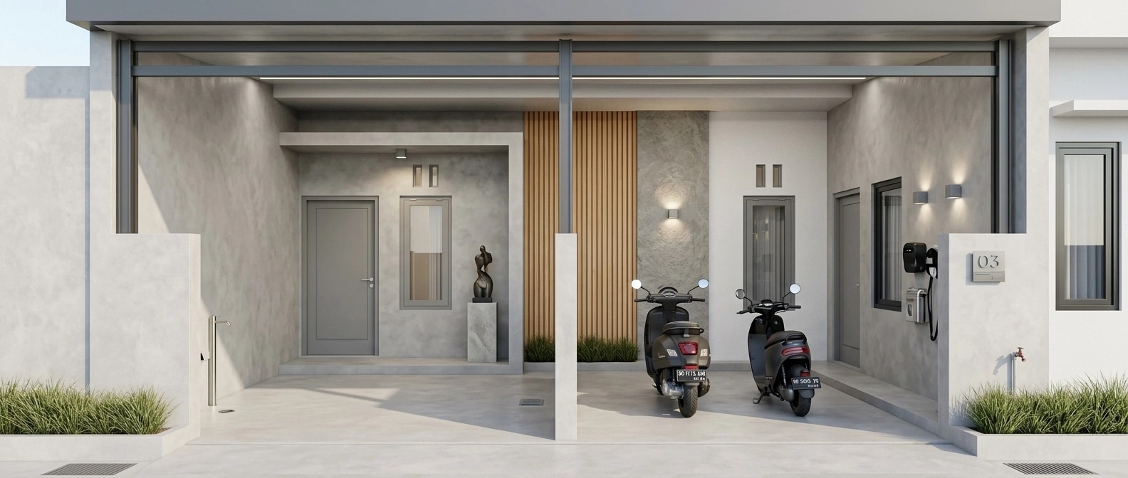 Facade design in Minimalist Facade style — Facade by GenRoom AI
