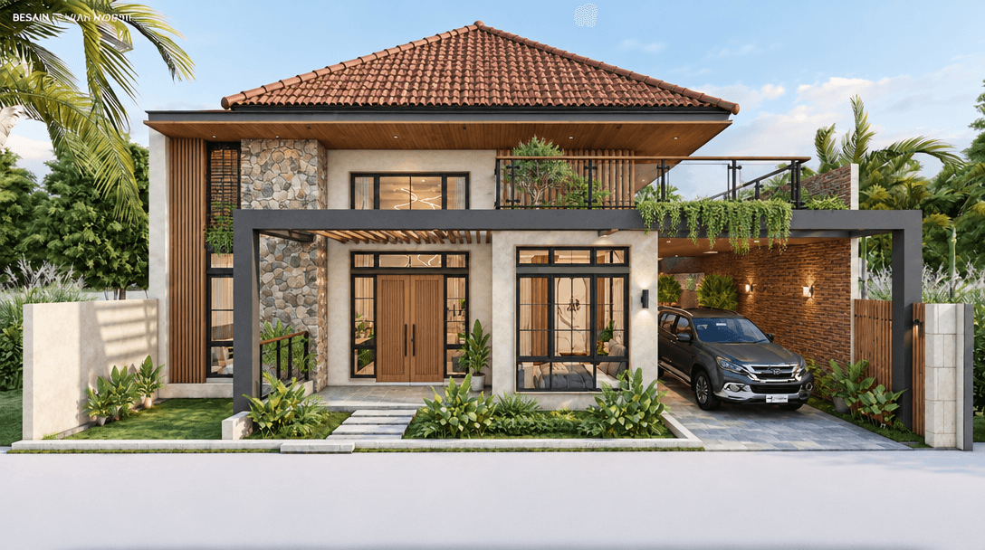 Facade design in Eclectic Facade style — Facade by GenRoom AI