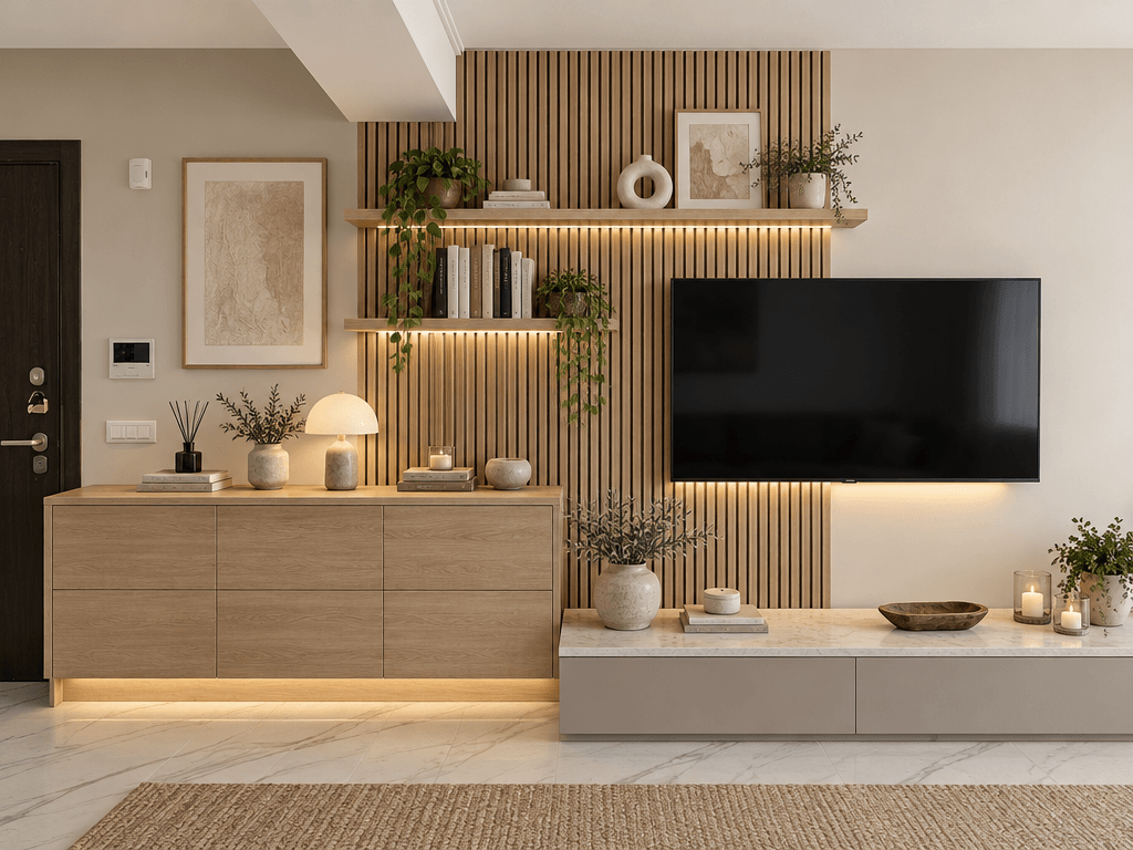 Scandinavian Living Room design — interior photo by GenRoom AI
