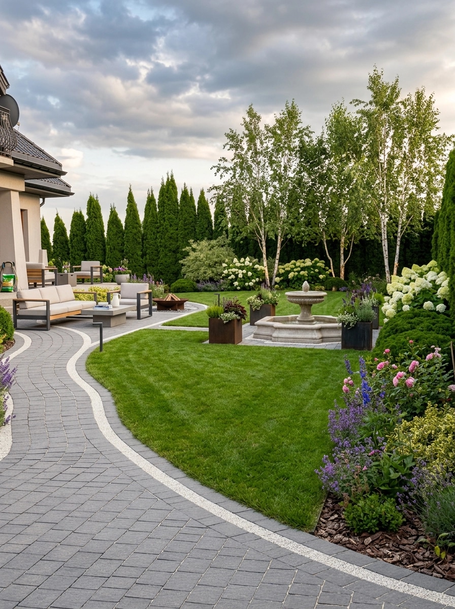 Landscape design in Contemporary Yard style — Yard by GenRoom AI