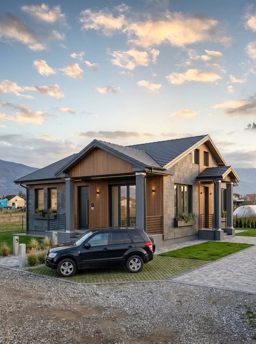 Facade design in Contemporary Facade style — Facade by GenRoom AI