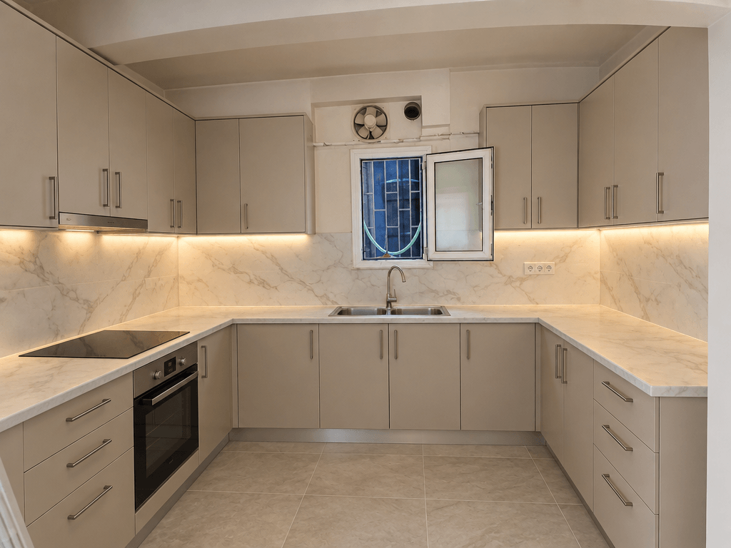 Kitchen interior in no_style style — photo by GenRoom AI