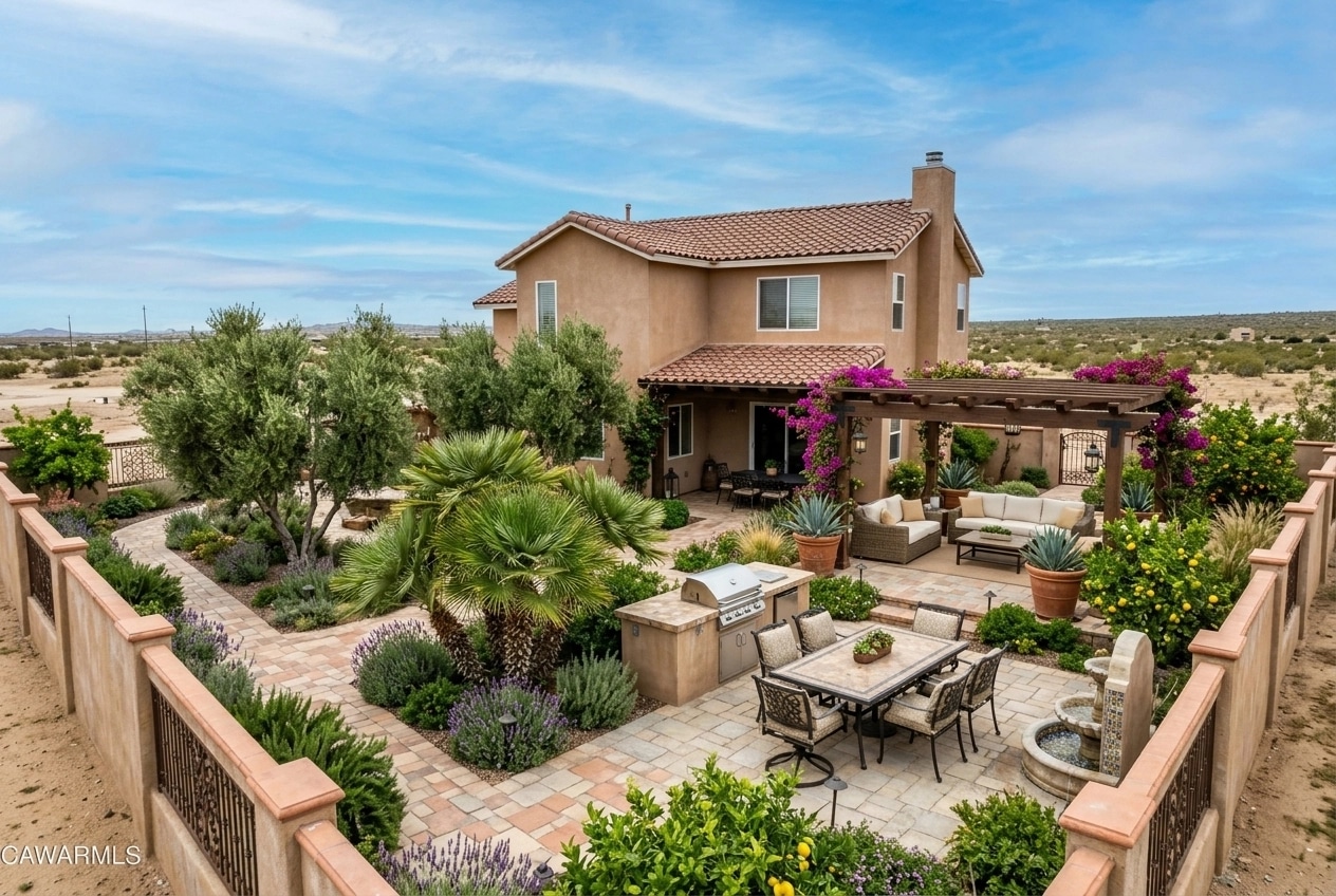Landscape design in Mediterranean Yard style — Yard by GenRoom AI