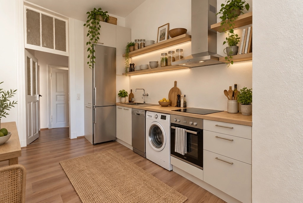 Interior design in Scandinavian style — Kitchen by GenRoom AI