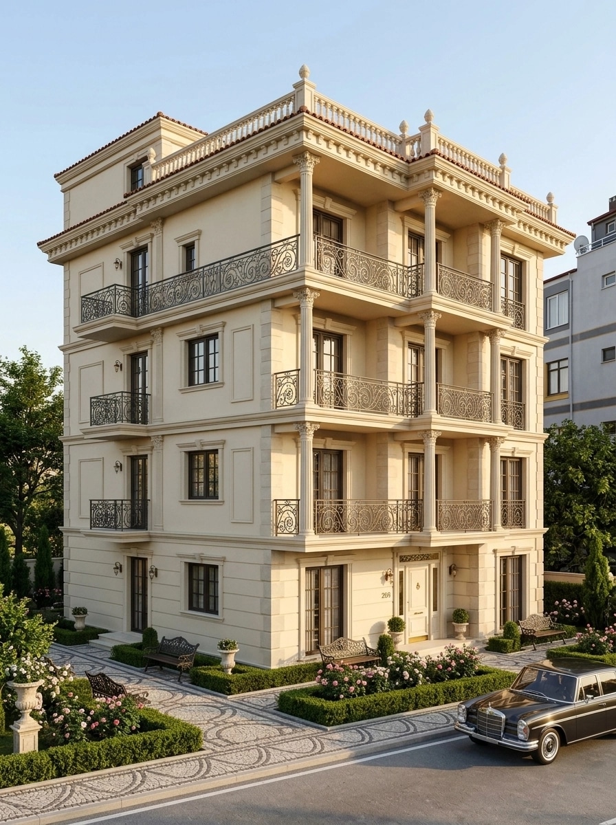 Facade design in Classic Facade style — Facade by GenRoom AI