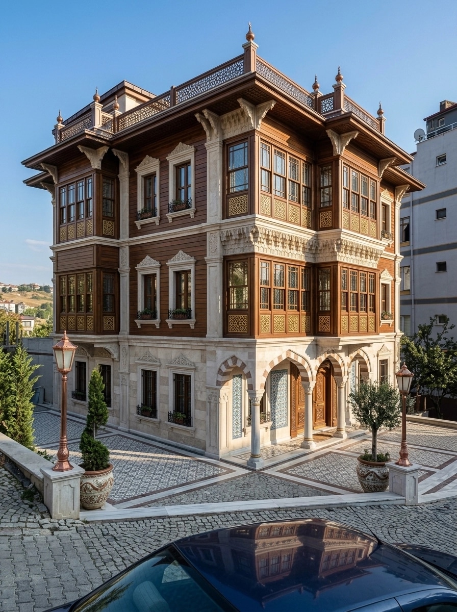 Ottoman Facade Facade design — facade photo by GenRoom AI