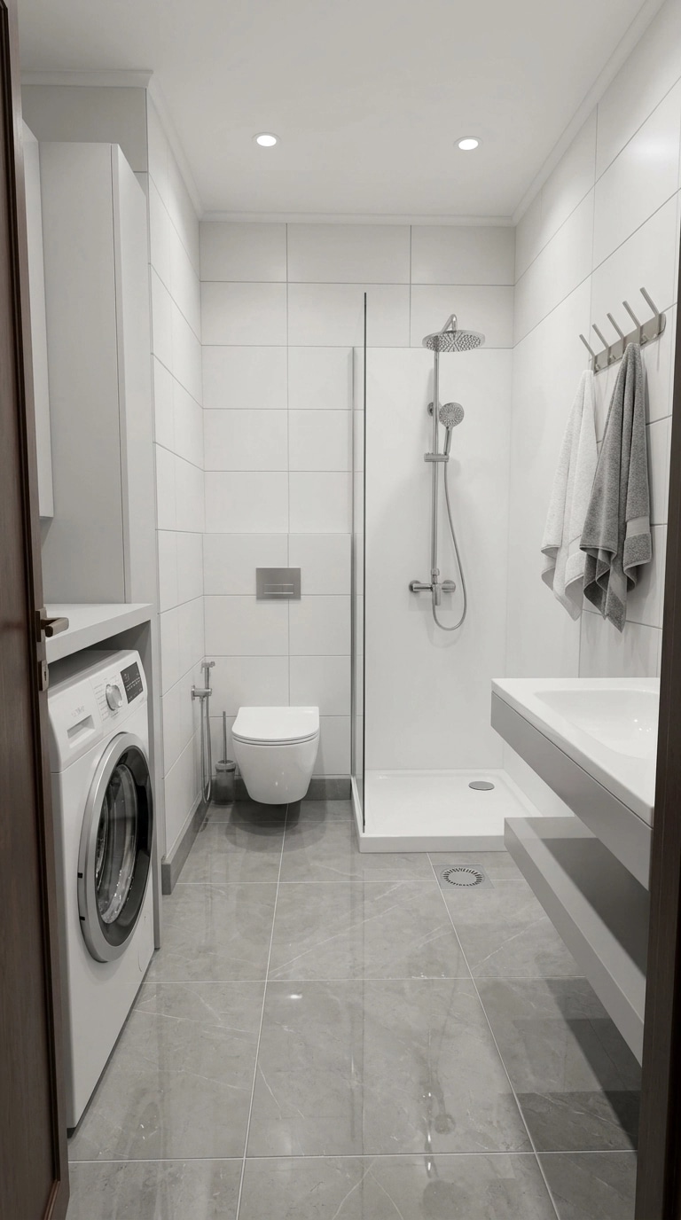 Bathroom interior in no_style style — photo by GenRoom AI