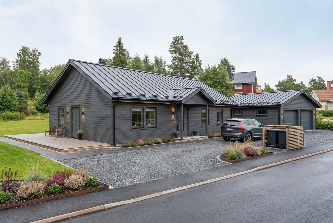 Scandinavian Facade Facade design — facade photo by GenRoom AI