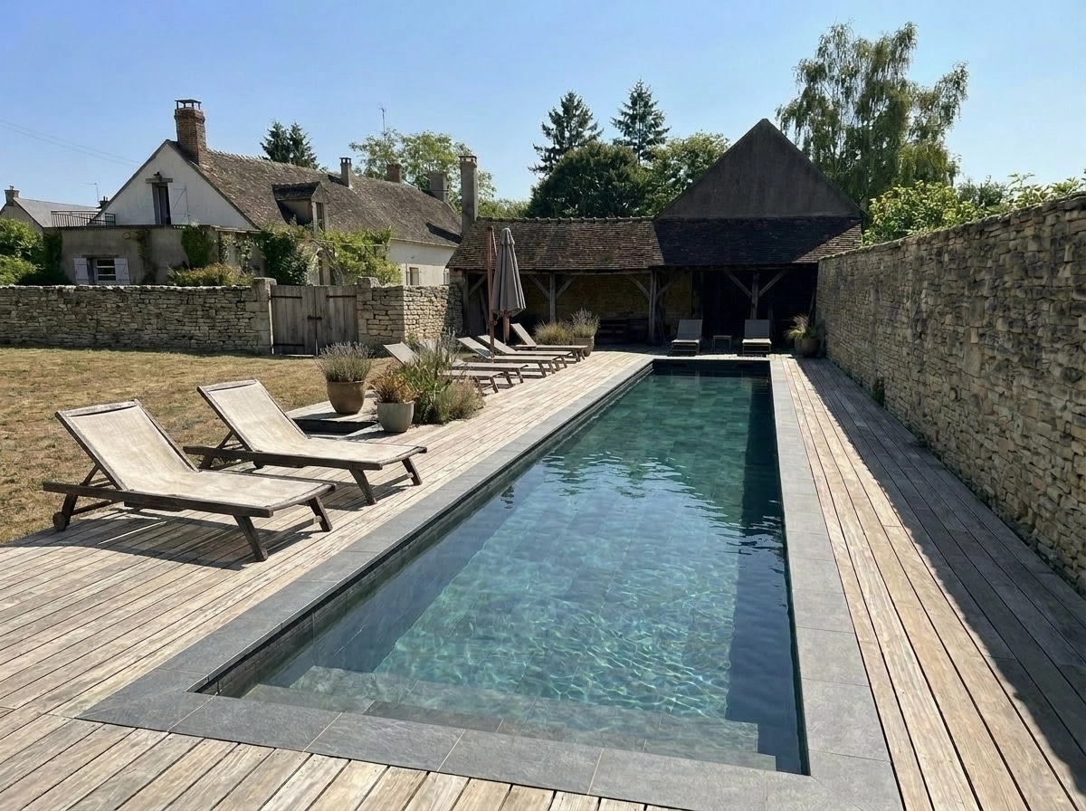 Yard design in no_style style — photo by GenRoom AI