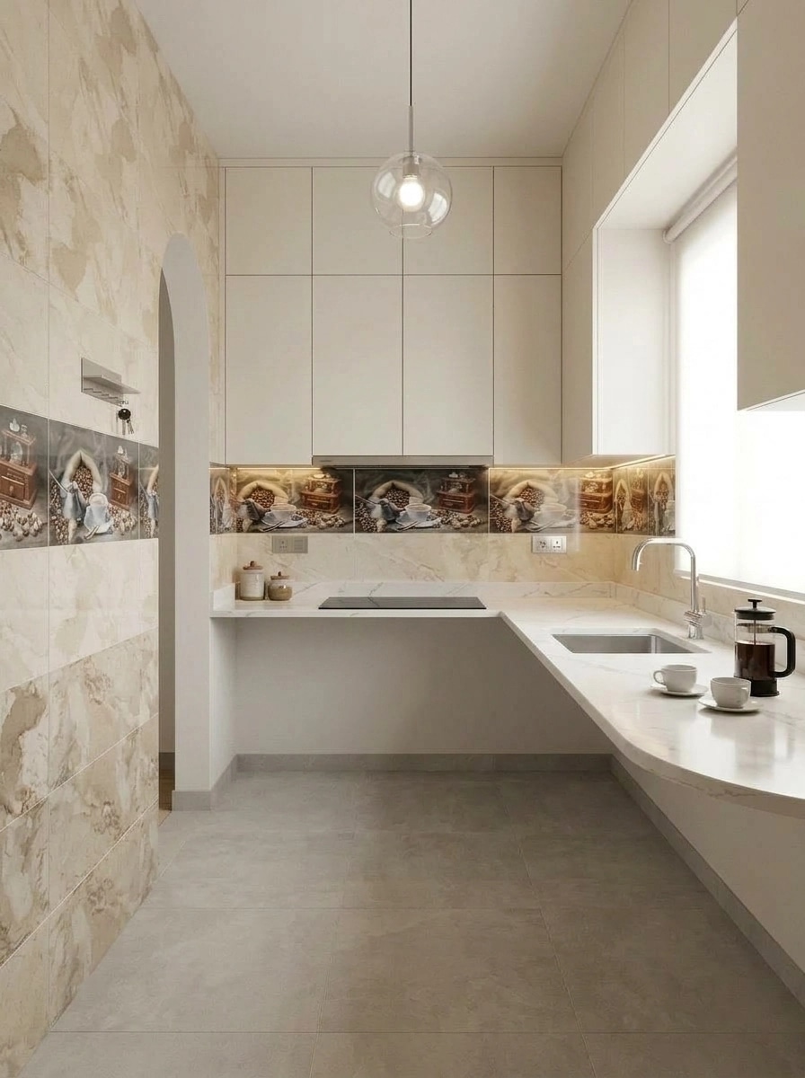 Minimalism Kitchen design — interior photo by GenRoom AI