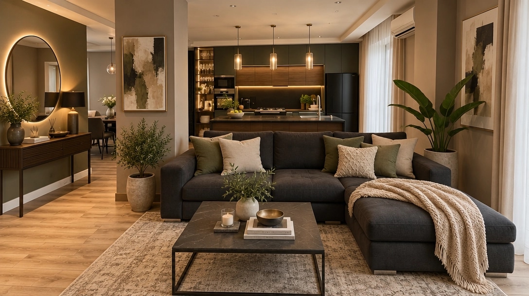 Interior design in Contemporary style — Kitchen by GenRoom AI