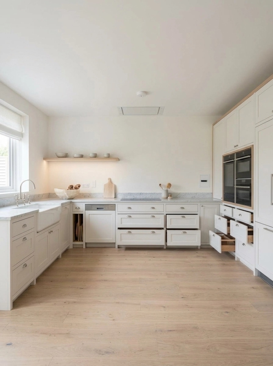 Coastal / Hamptons Kitchen design — interior photo by GenRoom AI