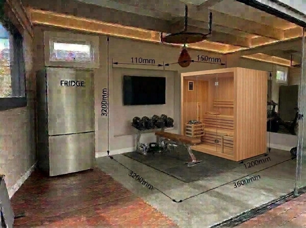 Interior design in Contemporary style — gym by GenRoom AI