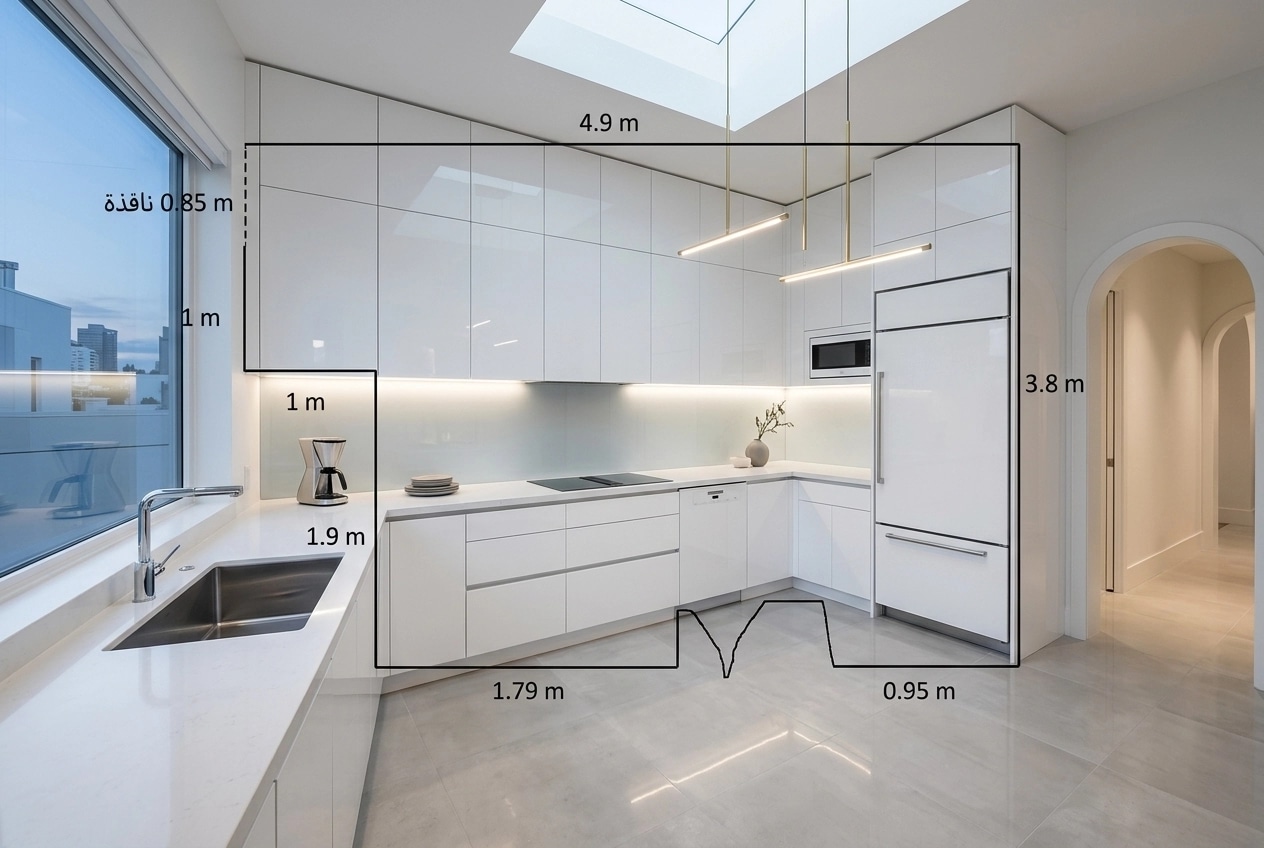 Minimalism Kitchen design — interior photo by GenRoom AI