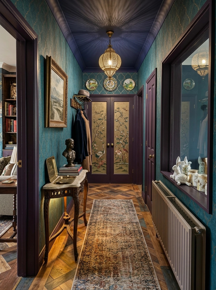Eclectic Hallway design — interior photo by GenRoom AI