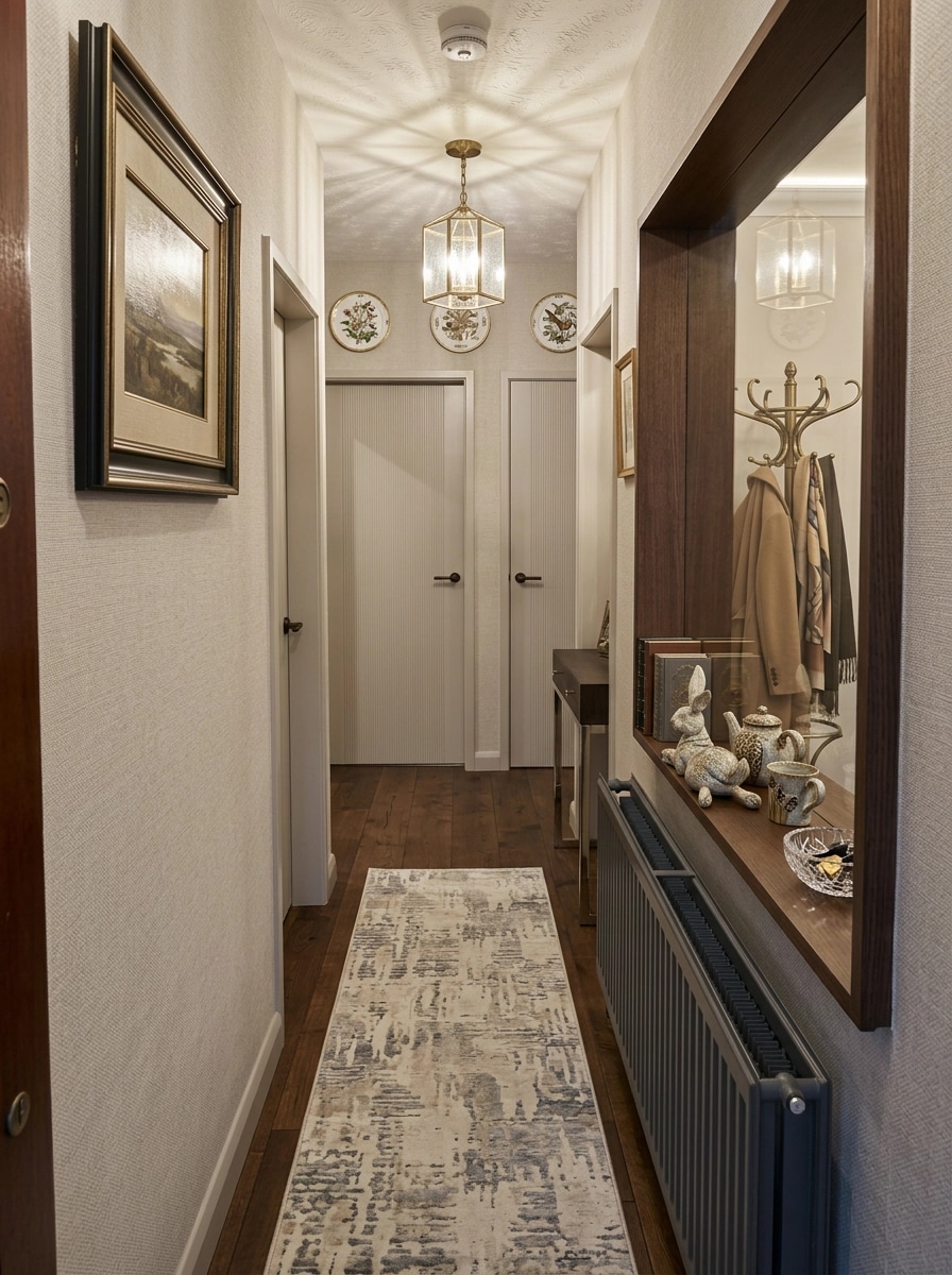 Hallway interior in Transitional style — photo by GenRoom AI