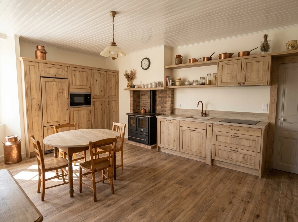 Kitchen interior in no_style style — photo by GenRoom AI