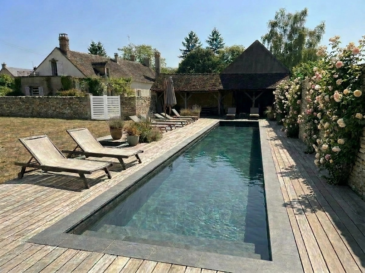 Yard design in no_style style — photo by GenRoom AI