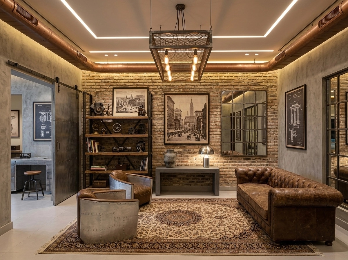 Interior design in Loft / Industrial style — other by GenRoom AI