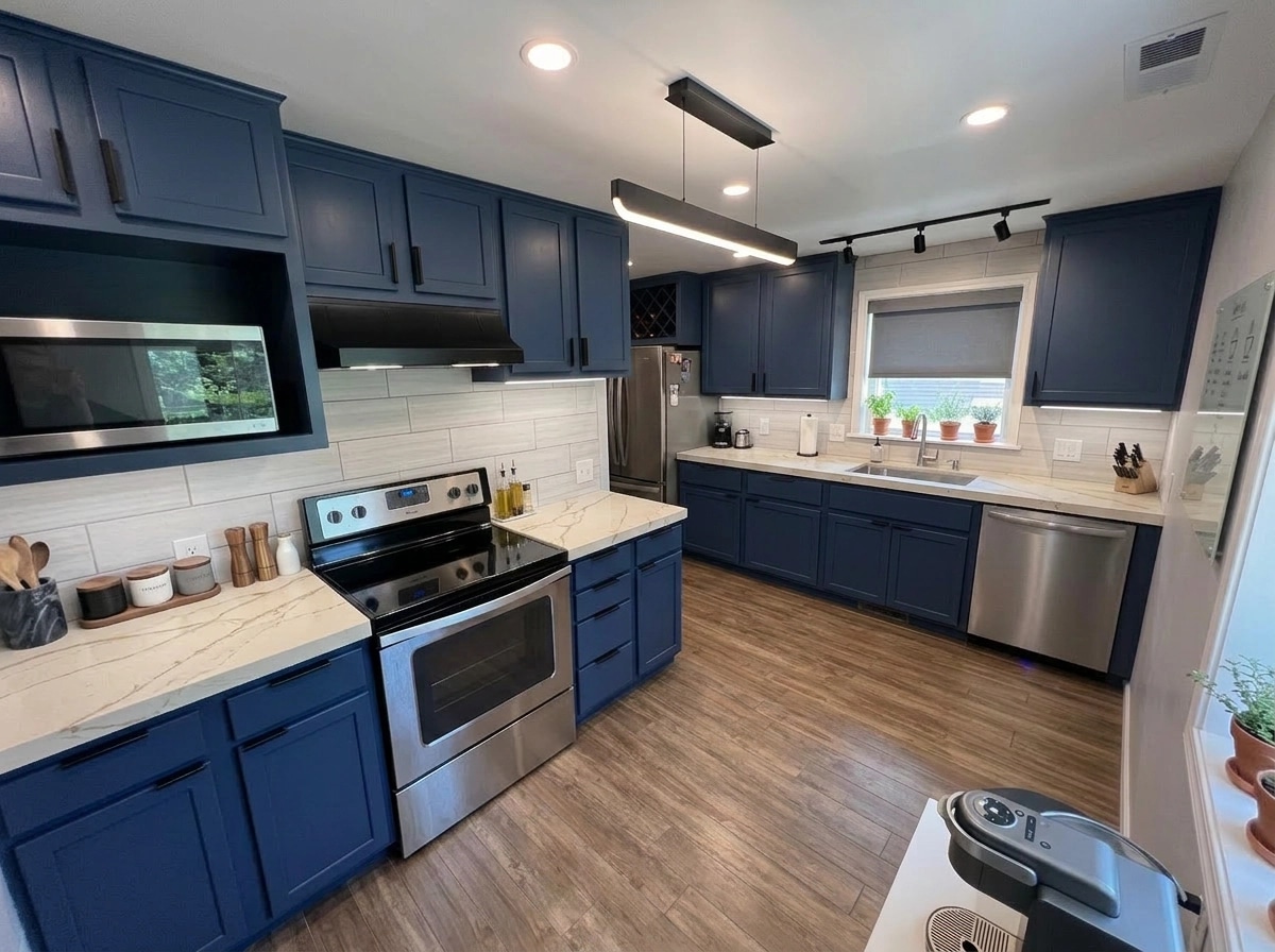 Kitchen interior in Contemporary style — photo by GenRoom AI