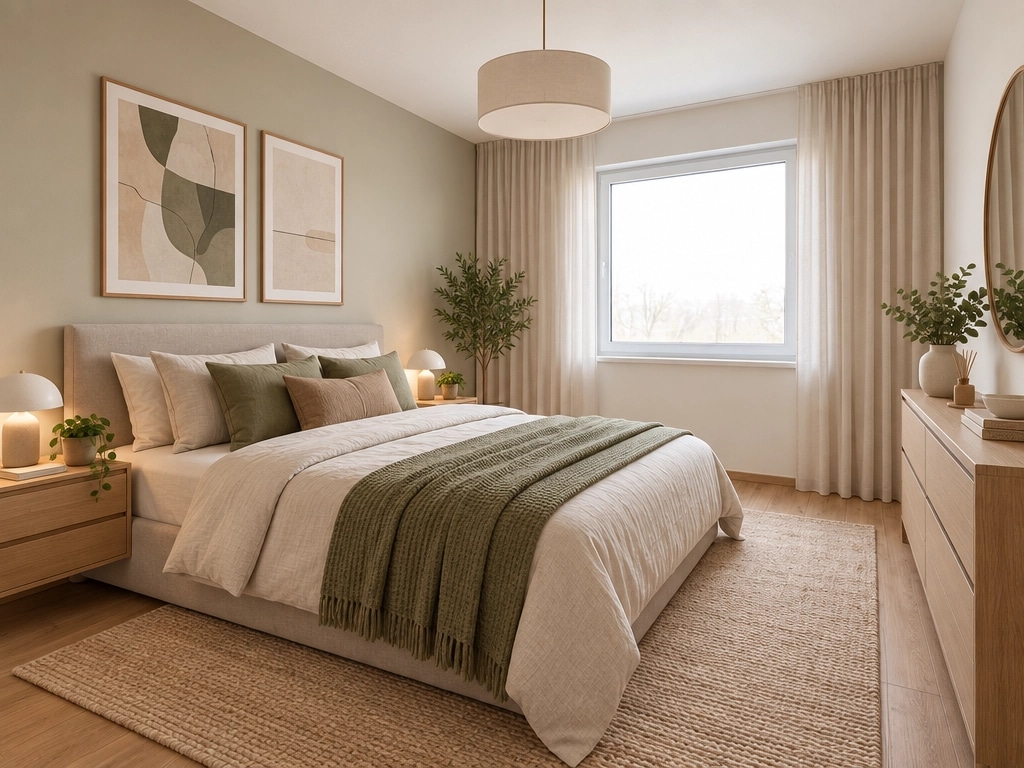 Interior design in Contemporary style — Bedroom by GenRoom AI