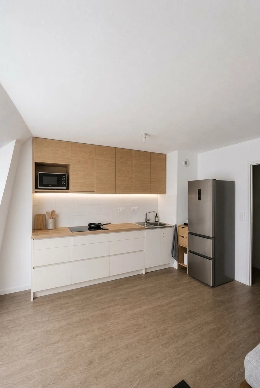 Kitchen interior in no_style style — photo by GenRoom AI
