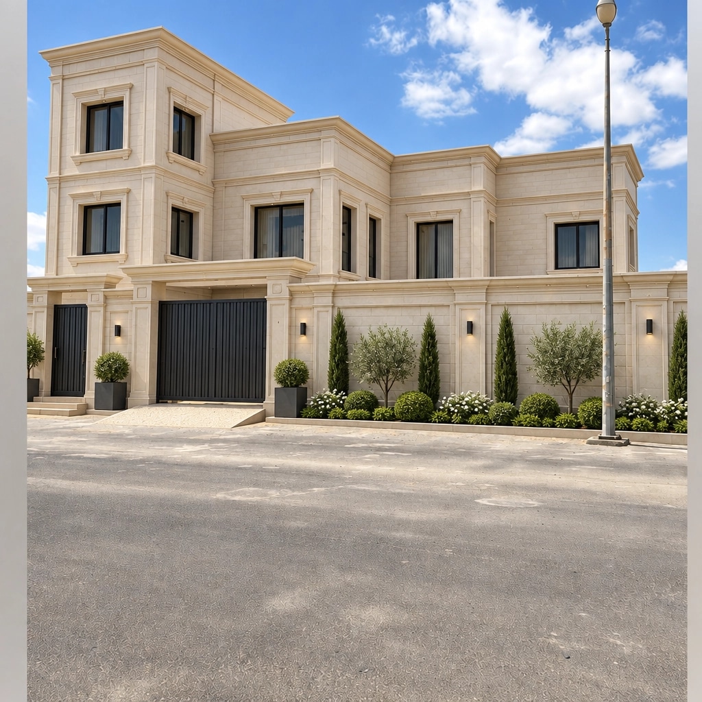 Classic Facade الواجهة design — facade photo by GenRoom AI